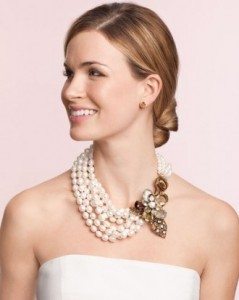 How to accessorize a strapless dress