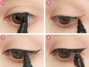 Easy ways to apply eyeliner