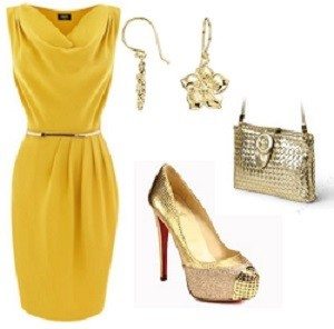 WHAT SHOES AND JEWELRY TO PAIR WITH A YELLOW DRESS